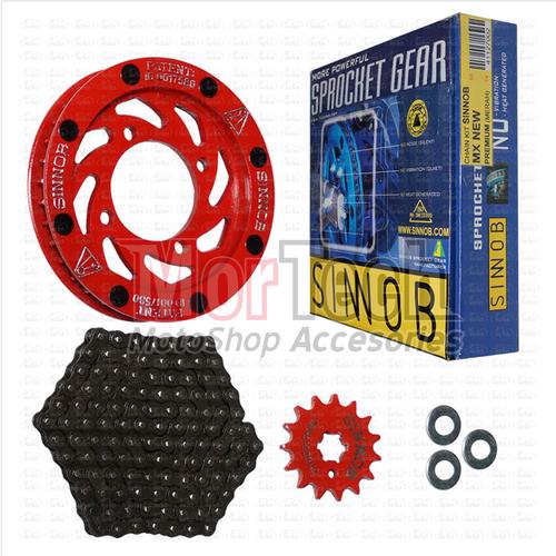 Jual Chain Kit Gear Set Rantai Motor Sinnob Jupiter MX 135 cc New Premium Kab. Buleleng