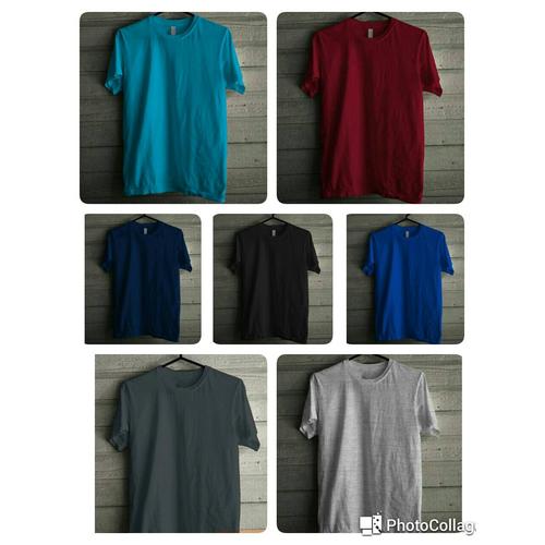 Foto Produk KAOS POLOS COTTON COMBED 30S SIZE JUMBO 2XL (XXL) dari NR_Sport Jersey Murah