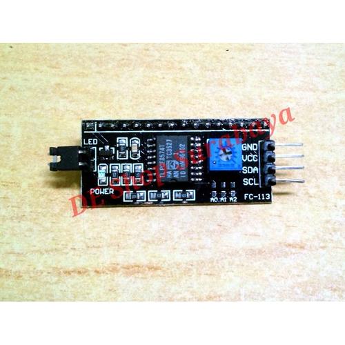 Gambar I2C LCD Interface backplate module for LCD 1602 2004 Arduino dari Hobi Elektronika undefined Tokopedia
