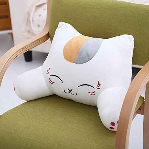 Foto Produk Bantal Sandaran Punggung Mobil Kursi Boneka Kucing Cat - Hitam dari unyu-unyu boneka