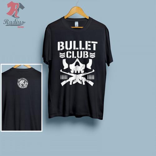 KAOS] NJPW Bullet Club T-shirt - Hitam 
