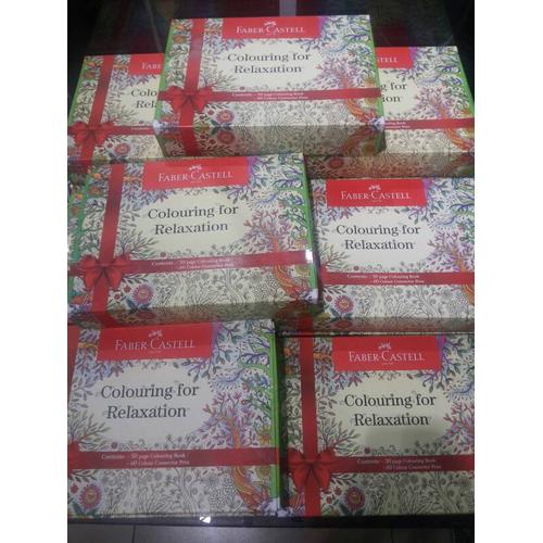 Foto Produk Faber Castell Colouring for Relaxation Gift Box / Set Buku Mewarnai dari EKA ATK