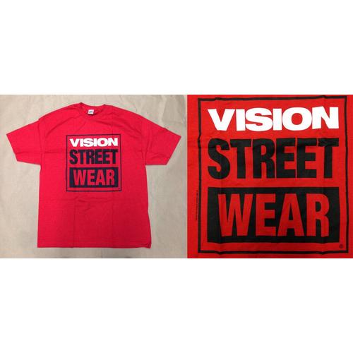 Jual Tshirt Vision Street Wear - Merah 