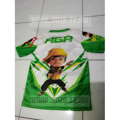 Foto Produk KAOS ANAK BOBOIBOY 1 HIJAU DGN NAMANYA SENDIRI dari Jinzo Series