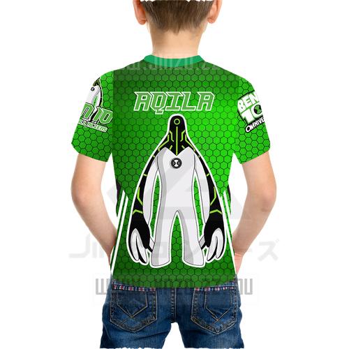 Foto Produk KAOS ANAK BEN TEN 1 HIJAU DGN NAMANYA SENDIRI dari Jinzo Series