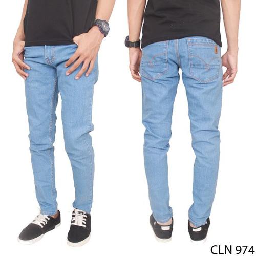 Promo Men Jeans Trousers Jeans Stretch 