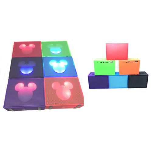 Foto Produk Bluetooth Mini Speaker LED Mickey Mouse (aux,tf card,usb) murah lucu dari Elenna-Store