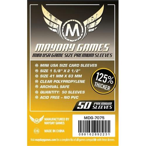 Gambar Premium Card Sleeves 41x63 mm - Mini USA - Board Game Sleeves - Mayday dari TokoBoardGame undefined Tokopedia