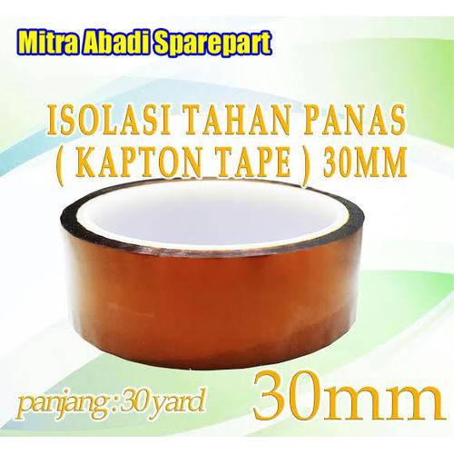 Foto Produk Isolasi Tahan Panas / Polyimide Tape / Kapton Tape 30mm 30 yard dari Mitra Abadi Spareparts