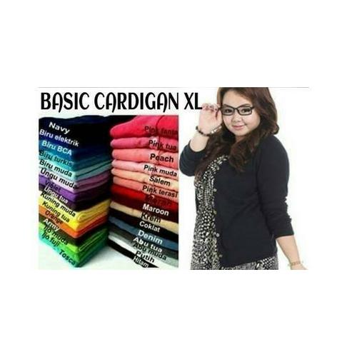 Gambar Basic cardigan XL dari ADSMART Bekasi Tokopedia