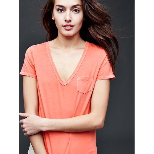 Jual V-neck T-shirt GAP / Kaos Ori GAP 