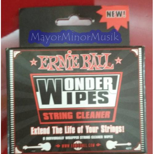 Foto Produk Ernie Ball Wonder Wipes Pembersih senar dari Mayor Minor Musik
