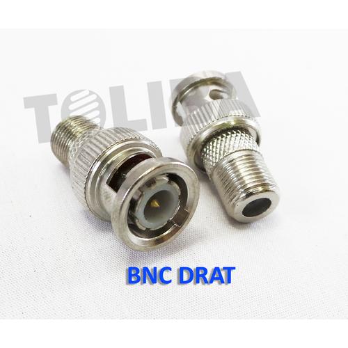 Jual konektor conector connector bnc drat / jack bnc drat cctv