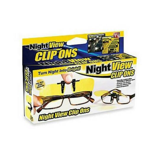 Foto Produk night view clips on/ kaca mata tempel anti silau As Seen.on.TV dari Smart Indonesia