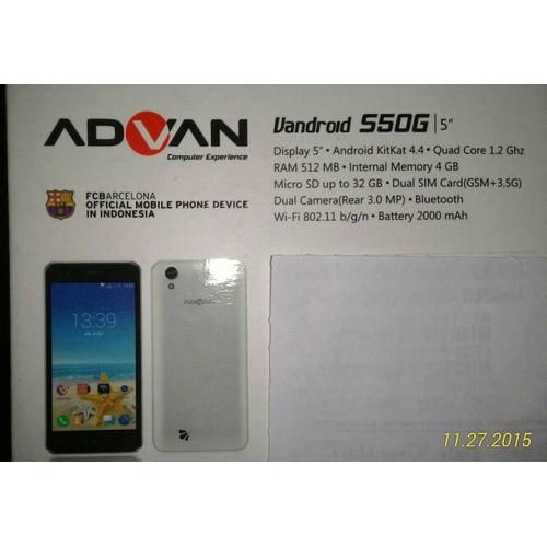 Jual Handphone Advan Vandroid S50g Kota Tangerang Markasgadget Tokopedia