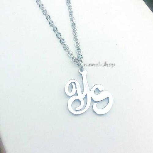 Foto Produk liontin huruf latin+kalung (monel) DL_21 dari Monel shop