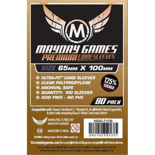Gambar Premium Card Sleeves 65x100 mm - Mayday Magnum Copper 7 Wonders dari TokoBoardGame undefined Tokopedia
