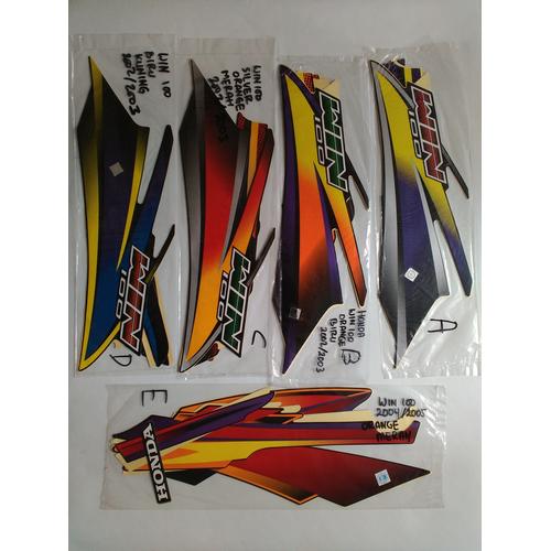 Foto Produk Striping Stripping Stiker Bodi Honda Win 100 2002-2003 dari RysAccParts