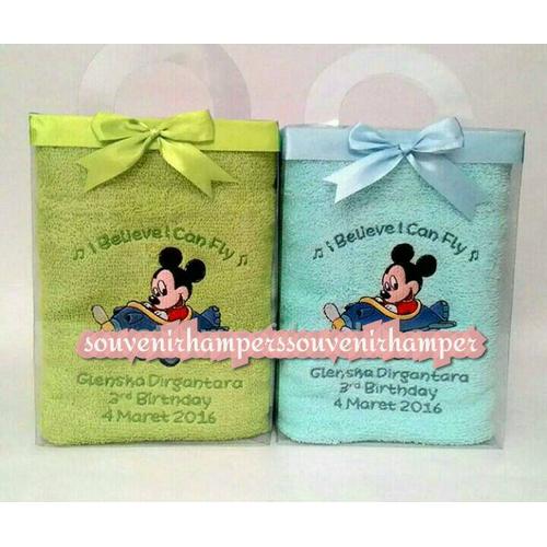 Foto Produk souvenir Handuk#souvenir ultah#handuk bordir dari Chloe boetik