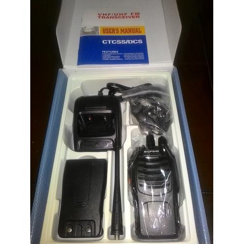 Gambar Baofeng HT BF888S Handy Talky Free Earset + Data Kabel USB - Hitam dari Online Shop Save Kota Malang Tokopedia