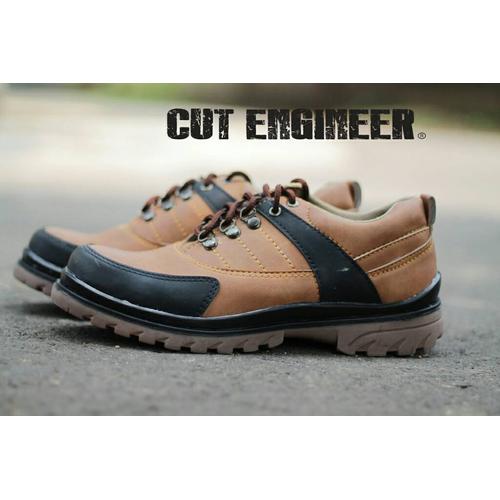 Foto Produk Hikers Shoes Safety Boots Jellybean Leather - Cokelat dari Cut Engineer