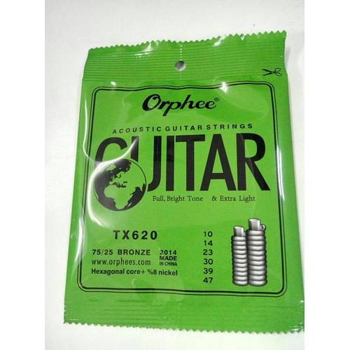 Foto Produk Orphee TX 620 Senar Gitar Akustik 010 Original dari CBM Music & Sound Store