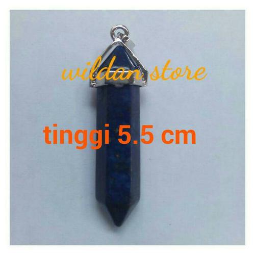 Foto Produk liontin batu mini pendulum besar lapis lazuli dari wildan-store