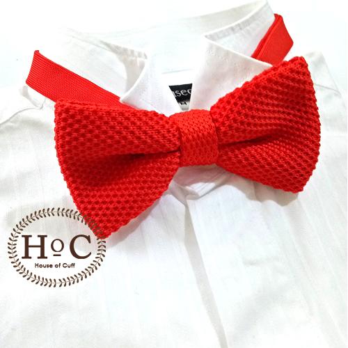 Gambar Red Knit Bow dari House of Cuff Jakarta Barat Tokopedia