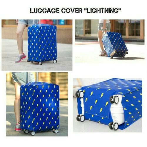 Foto Produk sarung koper / luggage cover " lightning edition " blue dari AZISTA SHOP