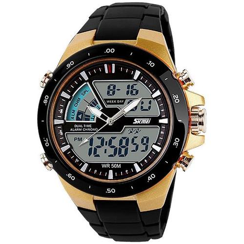 Jual Jam Tangan SKMEI Casio Pria Sport LED Water Resistant 50 Meter Golden  - Kota Bandung - Supplier BDG | Tokopedia