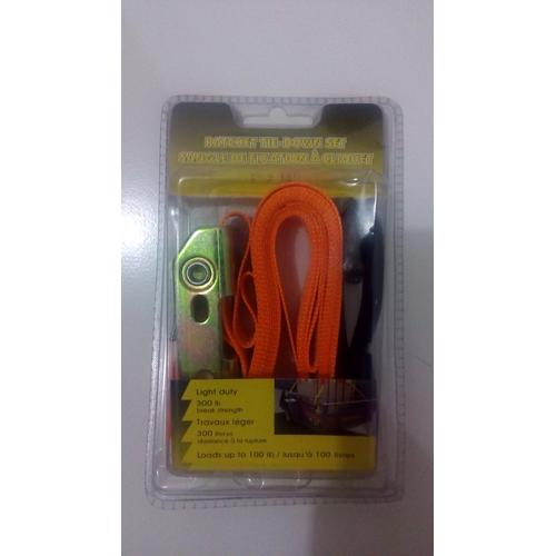 Foto Produk Ratchet tie down set tali bagasi pengikat barang motor mobil truk dsb dari cubeboxx