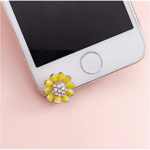 Foto Produk Pluggy Bunga Matahari Kuning Dust Plug Aksesoris HP Tab ipad dari Oh So Cute