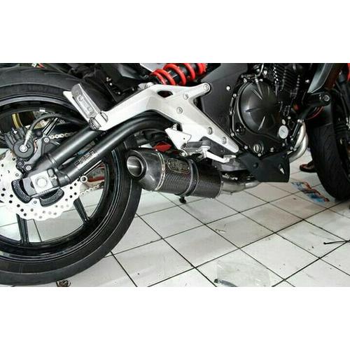 Gambar Knalpot Exan Moto Kawasaki Er6n / Er6f Full System Carbon Ovale dari Candi Motor Kab. Banyumas Tokopedia