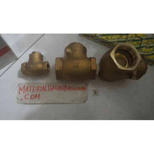 Jual check valve 1 inch KITZ ASLI JAMIN besi 125 psi check valve satu