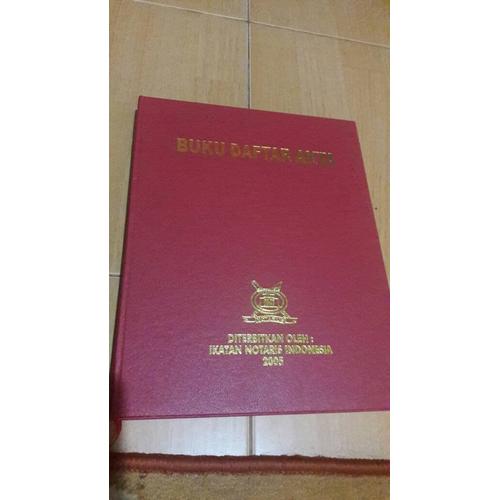 Gambar Notaris Buku Daftar akta dari Notaris&PPAT Jakarta Timur Tokopedia