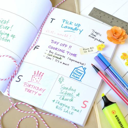 Foto Produk Simple Weekly Planner / Buku Agenda Limited dari Lorello Store