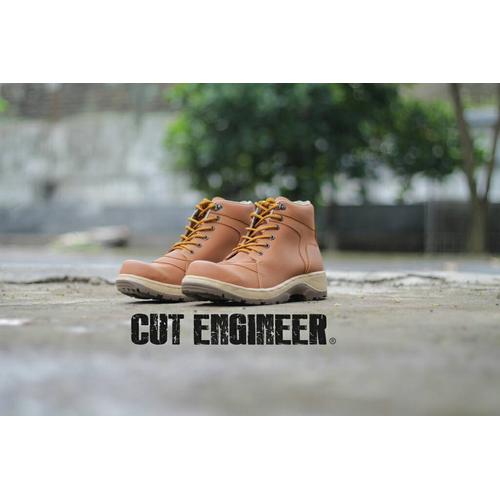 Foto Produk sepatu safety boots hikers cut engineer tan dari Cut Engineer
