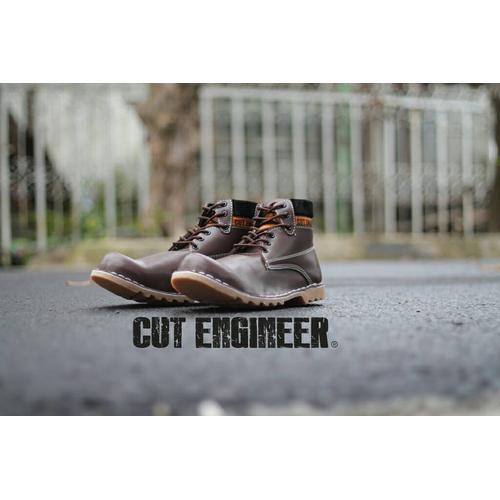 Foto Produk sepatu safety boots cut engineer rosale brown black tan dari Cut Engineer