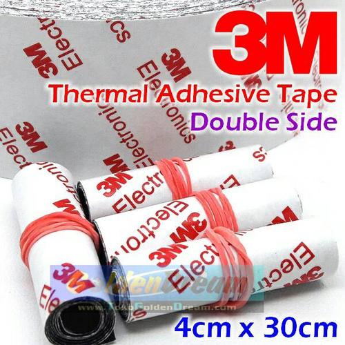 Foto Produk Thermal Adhesive Tape 3M Double Side 9448A Sticker Heatsink Panas Heat dari Golden Dream