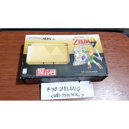 Jual NINTENDO 3DS XL ZELDA LIMITED EDITION GOLD BARU BRAND NEW