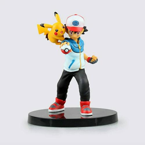 Anime Pokemon Ash Ketchum Pikachu PVC 