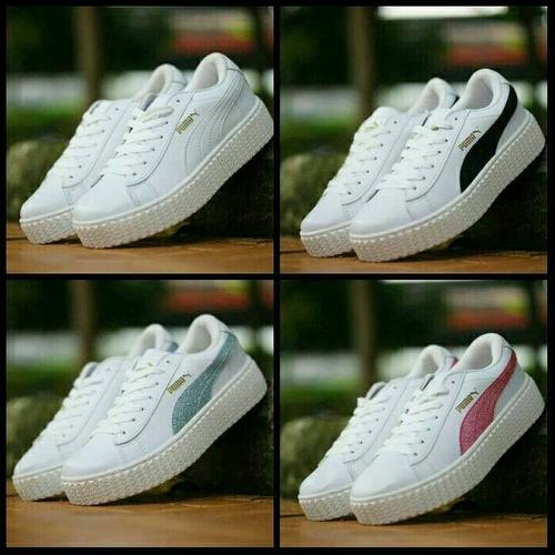 Jual puma fenty rihanna full white 