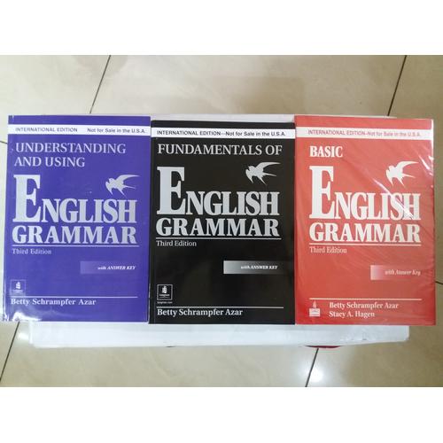 Foto Produk ENGLISH GRAMMAR THIRD EDITION paket 3 buku ( BETTY SCHRAMPFER AZAR ) dari rheny book store