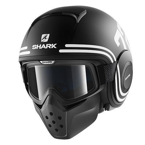 Jual Helm Shark Raw 72 Black White 
