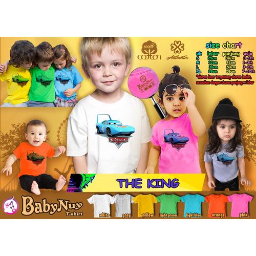 Gambar Kaos Anak Pakaian Baju Kids 1 2 3 4 6 11 - 12 tahun McQueen The King dari babynuy Jakarta Selatan Tokopedia