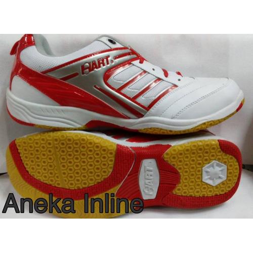 Foto Produk Sepatu Badminton HART HS 303 ( Wht/Red ) dari Aneka Inline
