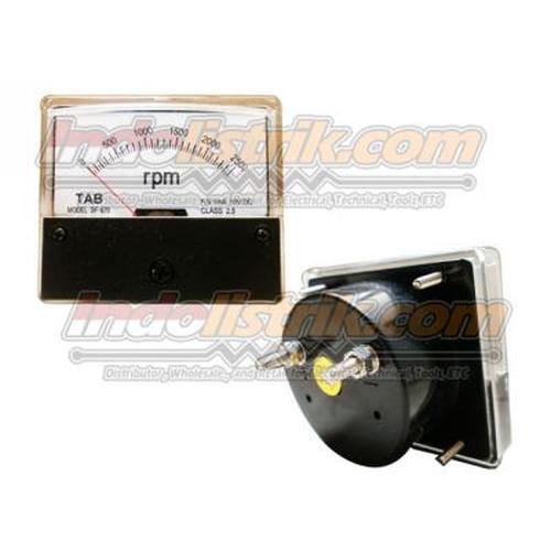 Jual Tachometer / RPM Meter 0 - 2500 RPM- 1mA 10V DC Analog TAB ...