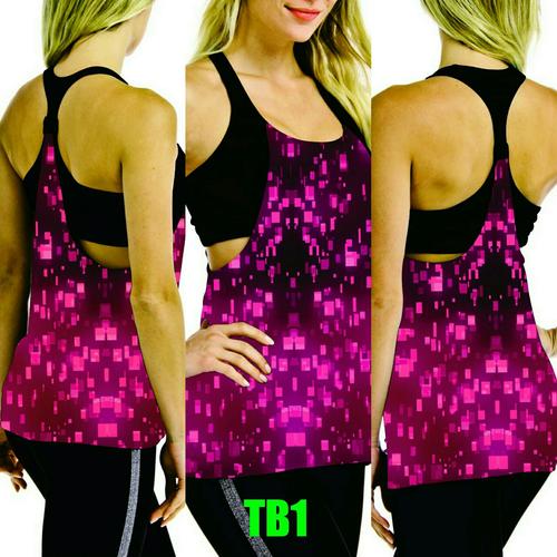 Jual PRODUSEN YOGA TANK TOP TWO TONE 