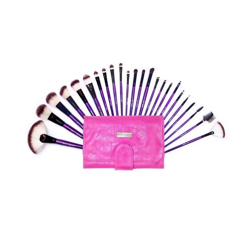 Foto Produk NOO NERDS - Pink SQUAD Brush Set 24pcs Luxury BRUSH - LUXURY Case ORI dari twindshop