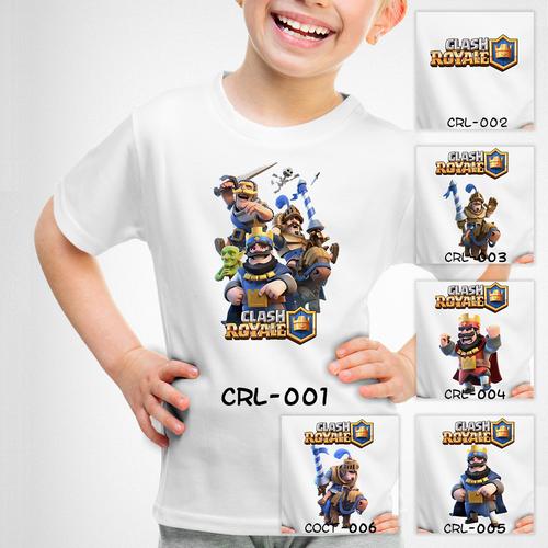 Foto Produk Kaos Anak Clash Royale - CRL - 6 Motif/Design dari Little Orca